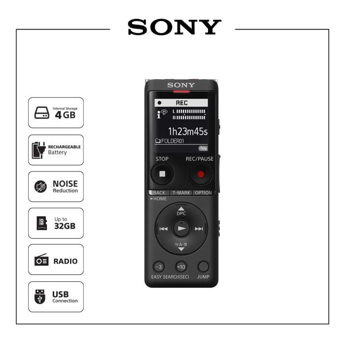 Sony Icd-Ux570F Digital Voice Recorder / Icd Ux570F / Ux570 / Ux-570 048