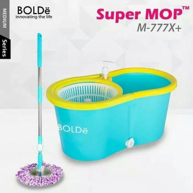 {Free bubble}BOLDE alat pel original super mop m 777 new produk 2019