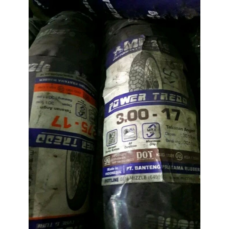 BAN LUAR MIZZLE UKuran 275 dan 300 Ring 17