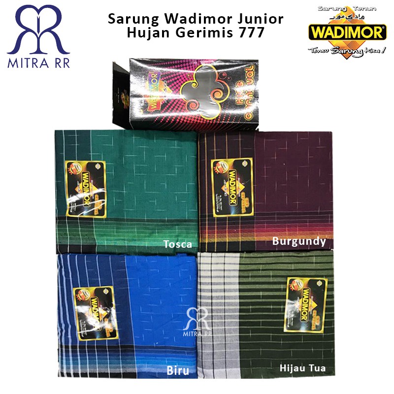 Sarung Tenun Wadimor Junior Motif Hujan Gerimis 777 SARUNG ANAK