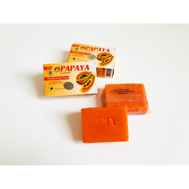 SABUN PEPAYA / PAPAYA BY MAMAYA ORIGINAL BPOM 70 GRAM