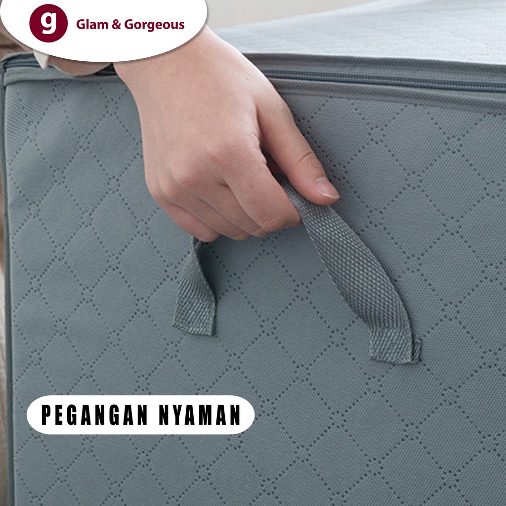 Kotak Penyimpanan Baju Selimut Mainan Serbaguna Storage Box Organizer TP008