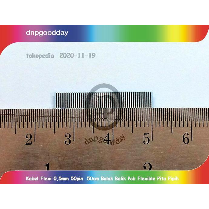 

Kabel Flexi 0,5Mm 50Pin 50Cm Bolak Balik Pcb Flexible Pita Pipih Dnpgood11 Segera Beli