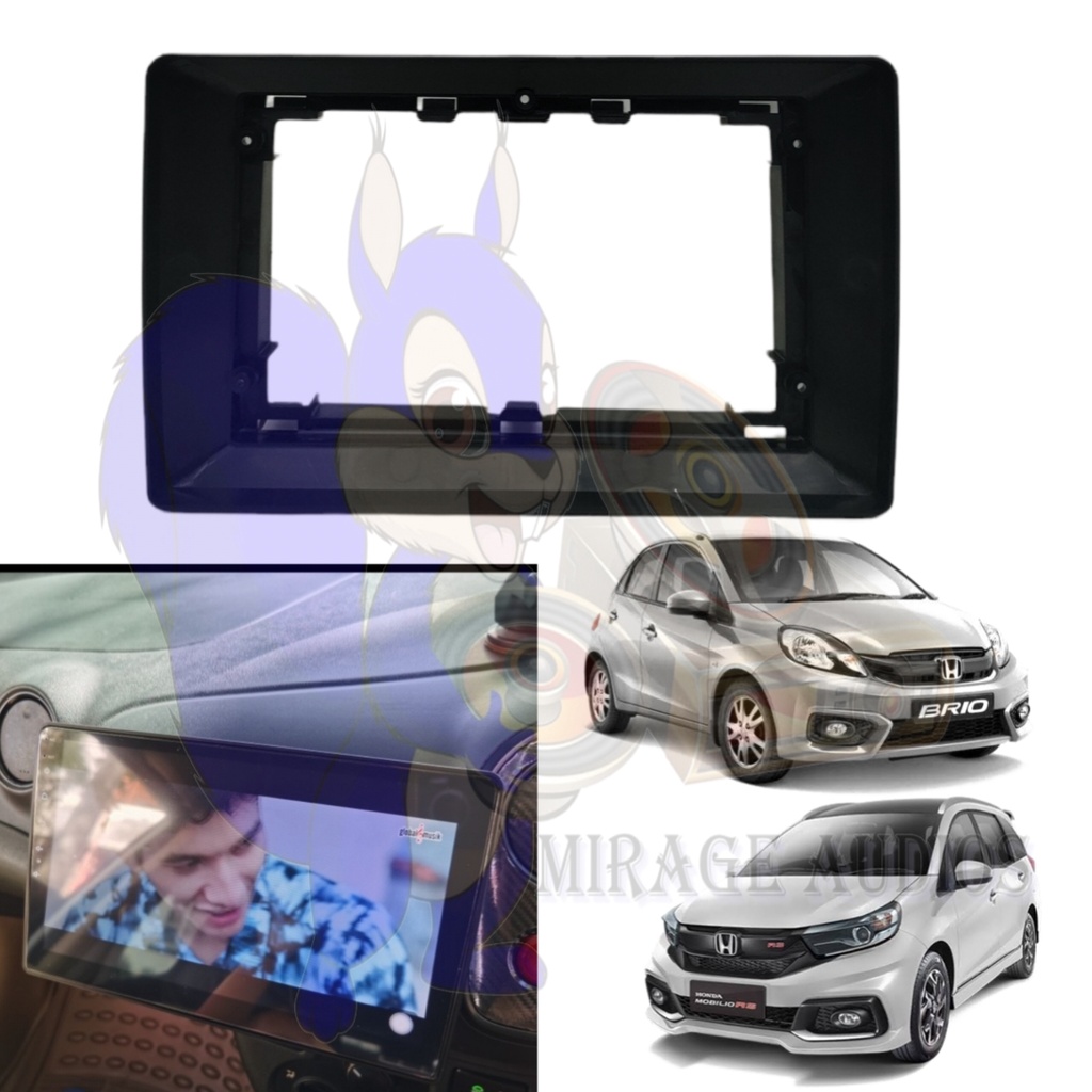 Frame Head Unit Android Brv - Brio - Mobilio 10 inch 2012 - 2015