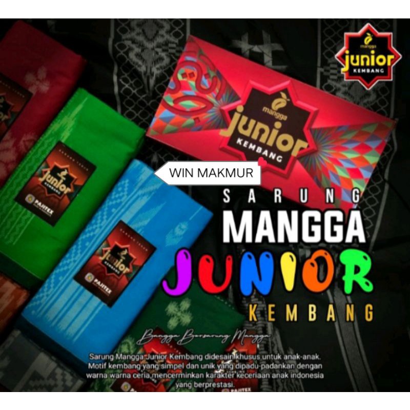 sarung anak / sarung mangga anak / sarung junior / sarung junior mangga / sarung kembang anak / sarung kembang junior