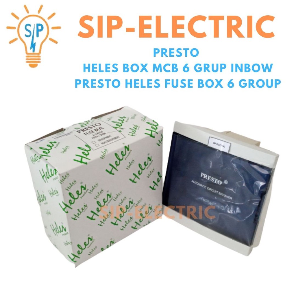 Presto Heles Box Mcb 6 Grup Inbow / Presto Heles Fuse Box 6 Group
