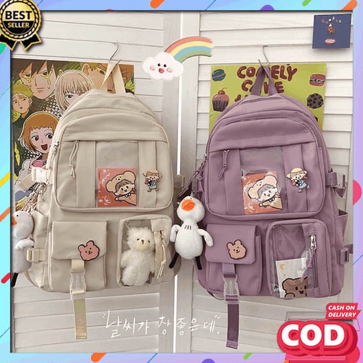 Tas Import Ori Korea Zm Baby/Tas Sekolah Sd Smp Sma Kuliah Import Korea/Tas Anak Model Korea/Tas Kor