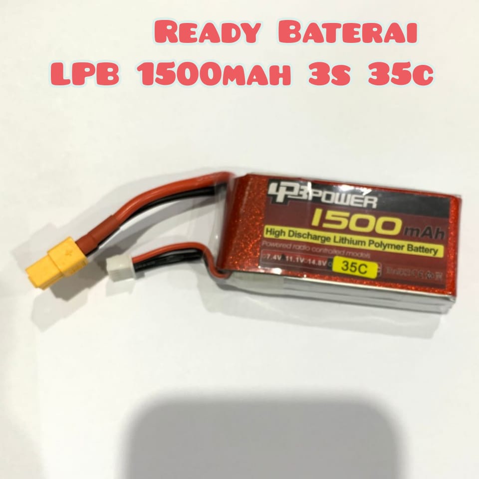 Lipo Battery Baterai LPB 1500mah 3s 35c For RC