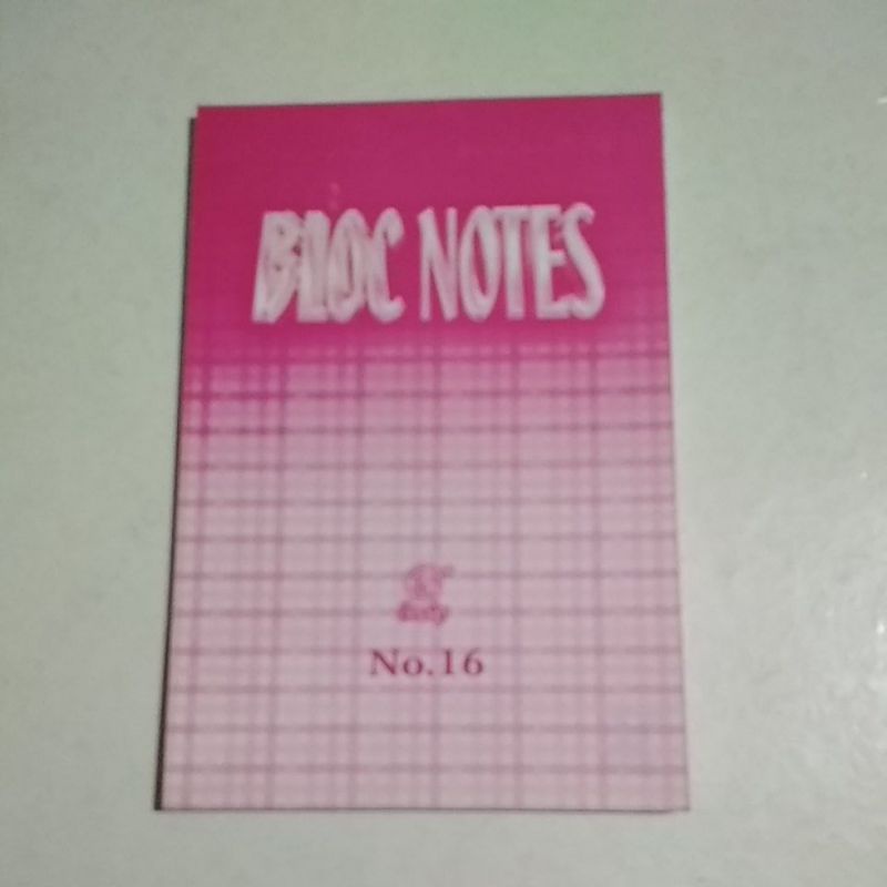 

Buku Block Notes Garis No 16