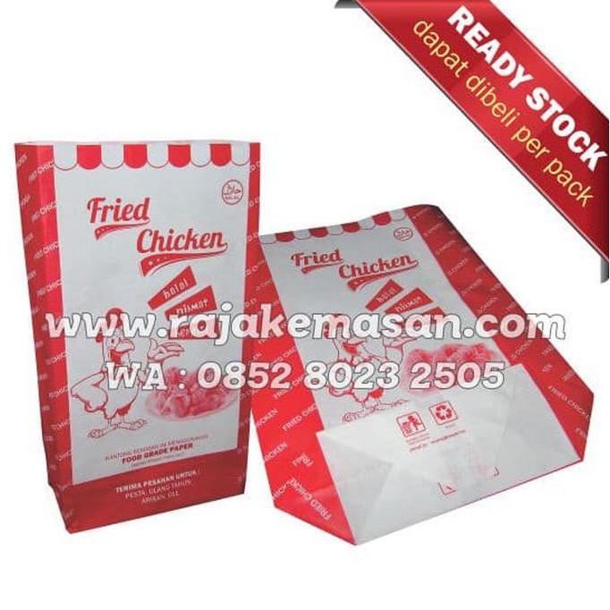 

As470Z Kantong Fried Chicken, Kantong Ayam, Bungkus Fried Chicken Sazz