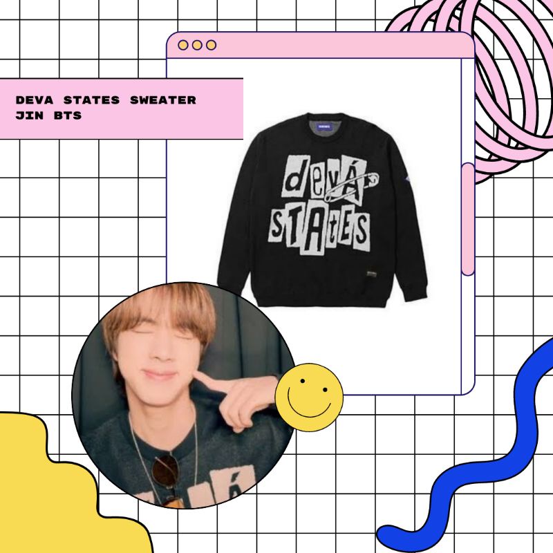 SWEATER DEVA STATES JIN BTS