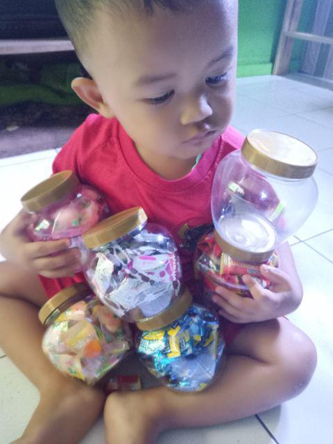 Toples Apel Gentong Mini Plastik Bagus Murah Kue