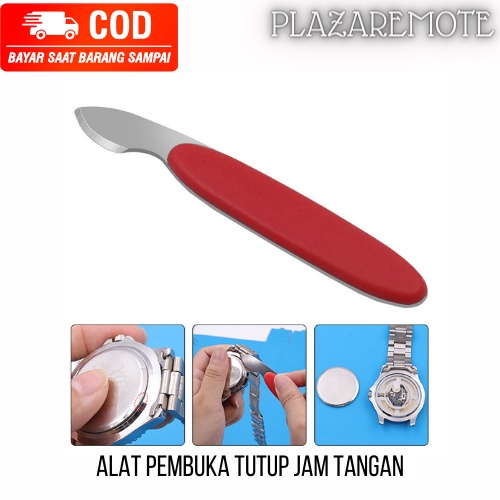 ALAT PEMBUKA TUTUP BELAKANG JAM TANGAN atau PISAU CONGKEL JAM TANGAN biru merah kuning