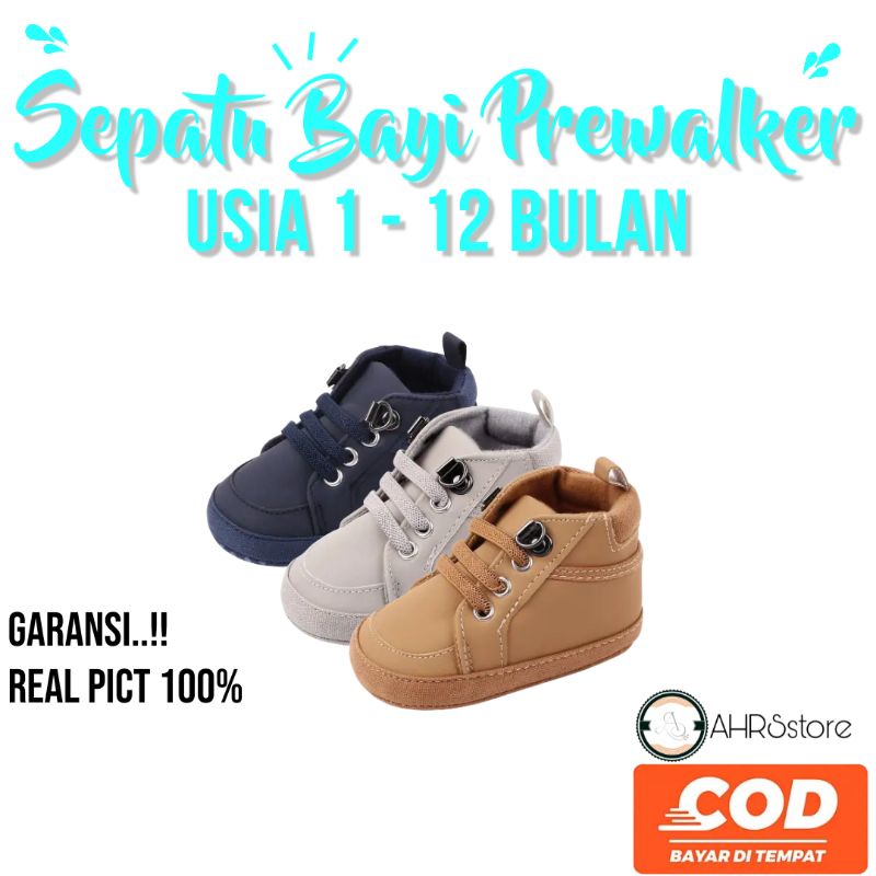 Sepatu Bayi Laki laki 0 6 Bulan Prewalker Bayi Perempuan 0 12 Bulan Anak 1 Tahun - Aulus