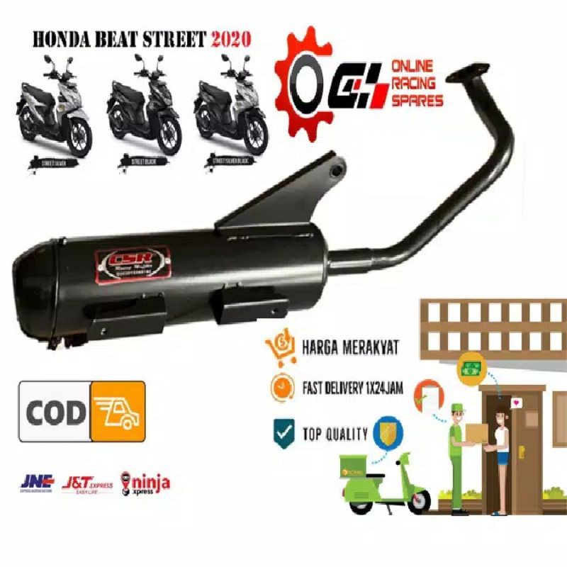 Knalpot Racing Bobokan CSR Honda Beat Street 2020