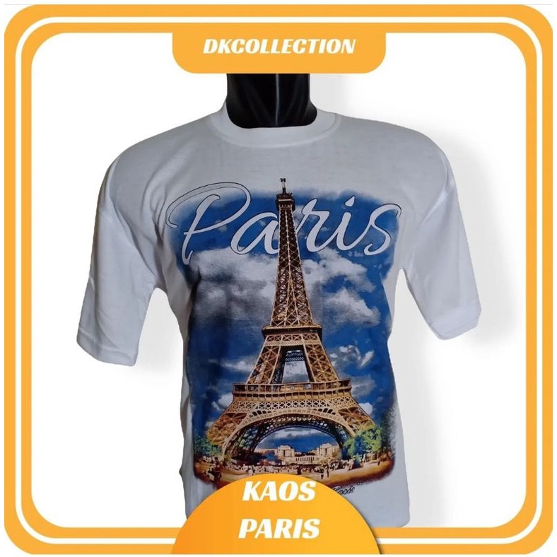 oleh oleh kaos paris souvenir  baju paris kaos Souvenir paris kaos perancis kaos france