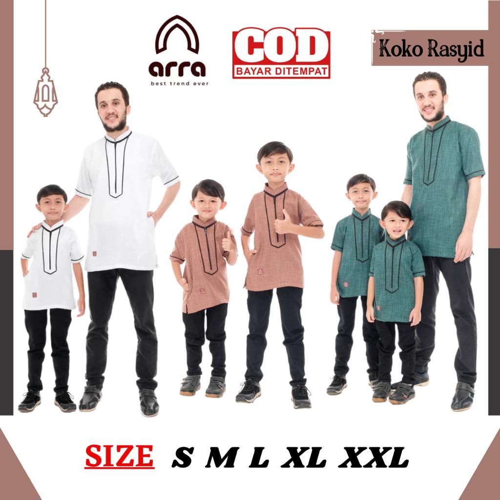 Baju Cuople Ayah Anak Laki-laki Terbaru Koko Ayah Anak Remaja Anak Laki-laki Seragaman Koko Samaan B