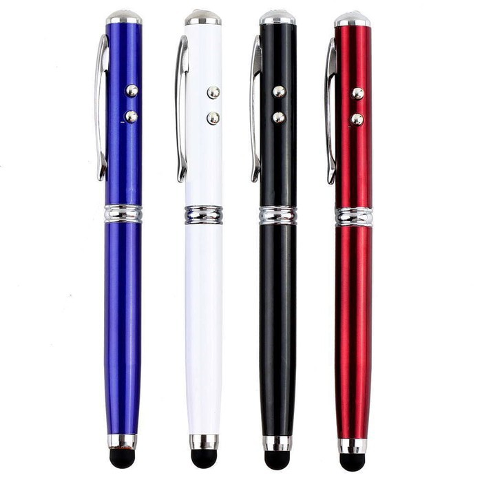 

Stylus pad Capacitive / Touch Pen Ballpoint REd Laser Pointer Senter