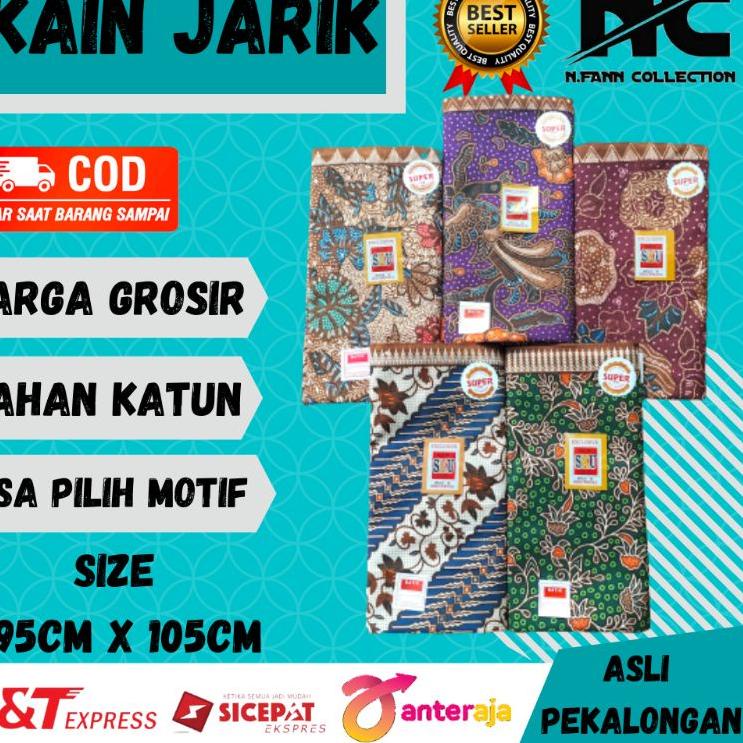 Paling Sesuai.. [JARIK SKU] KAIN JARIK PANJANG BATIK HALUS TEBAL ASLI PEKALONGAN | JARIT ATAU KAIN S