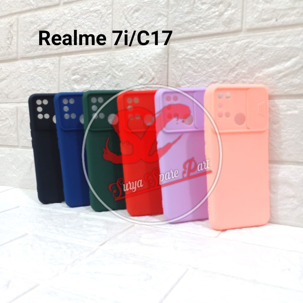 SOFTCASE SLIDE CAMERA PROTECTOR REALME C2 REALME 7i REALME C17 - SC