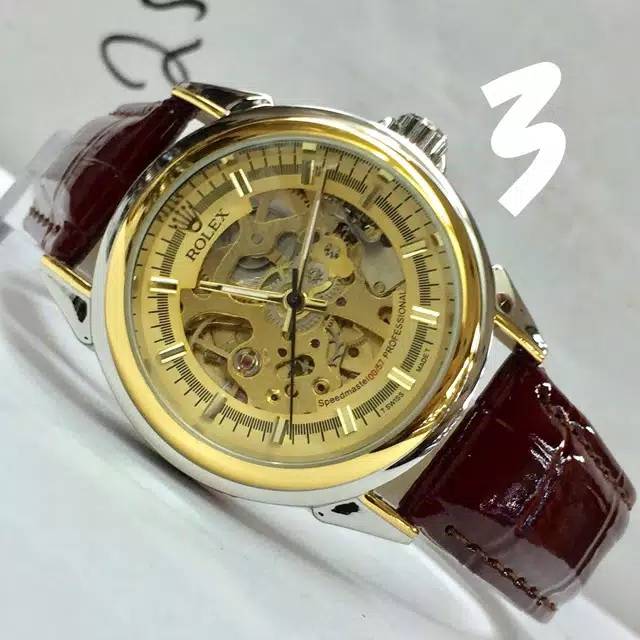 Rolex Skeleton Kulit Balok S