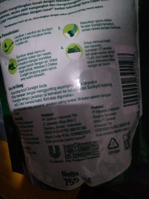 Sunlight Refill 780ml