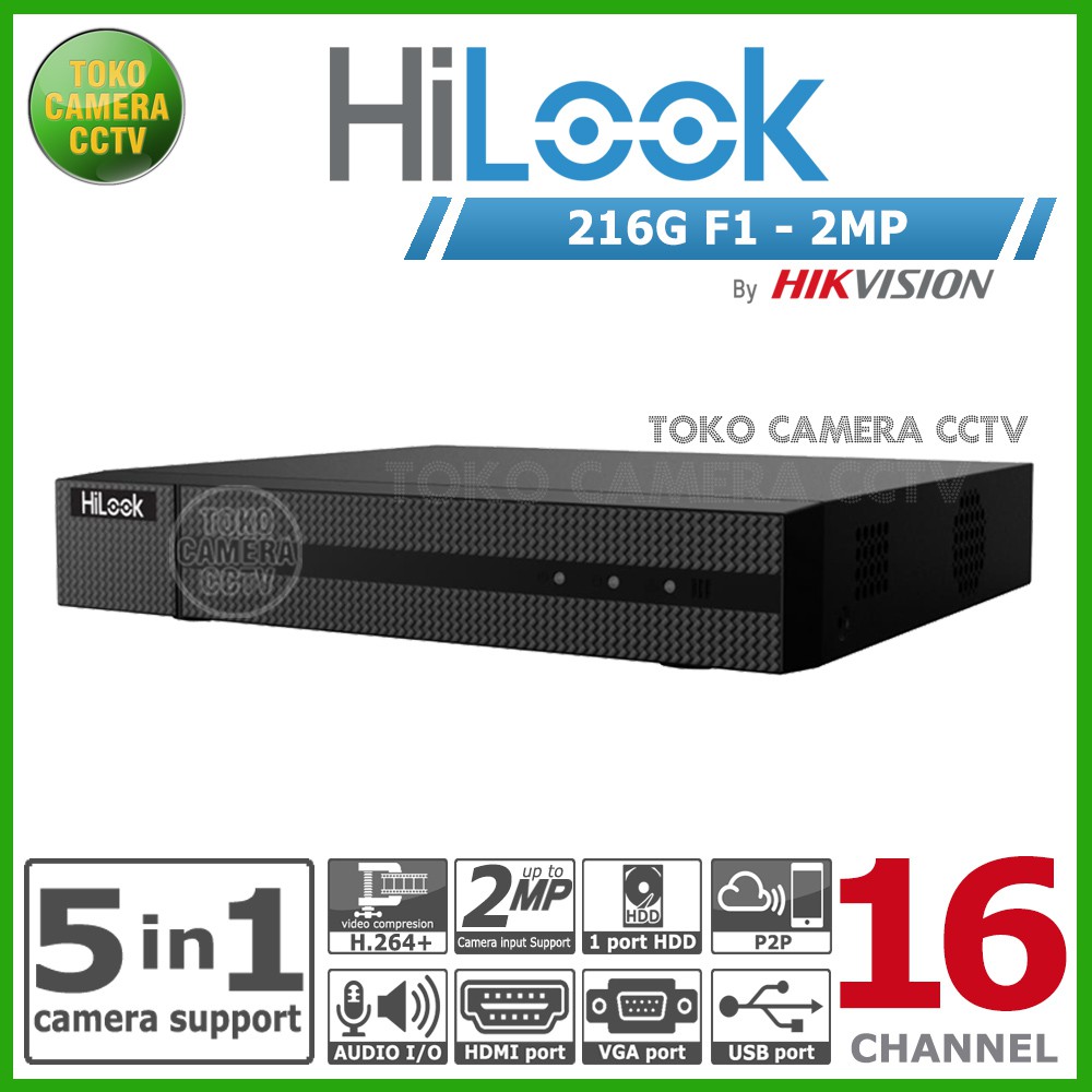 DVR HILOOK 216G M1 16CH 16 CHANNEL 2MP