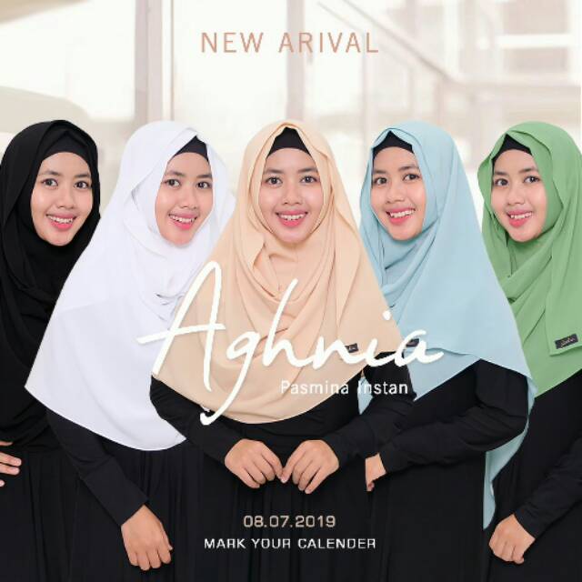 New Pashmina Instan Aghnia by aish hijab / Pashtan Aghnia