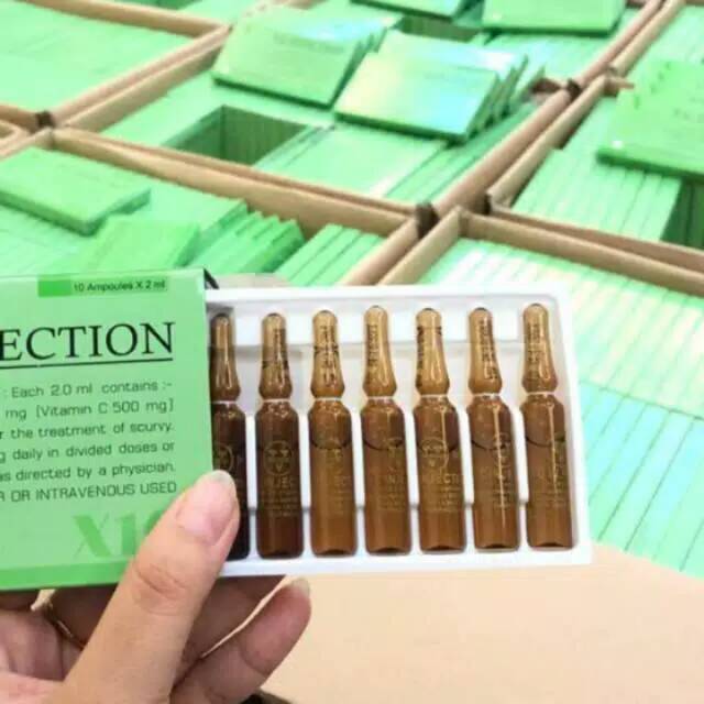 VIT C iNJECTION ORIGINAL THAILAND BOX HIJAU