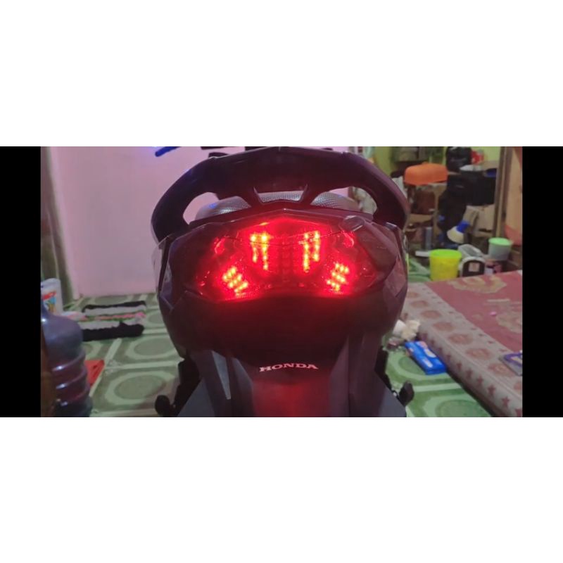 Custom Lampu Belakang Stoplamp vario 125 150 Led old  2015-2017 8 mode 10 mode auto manual