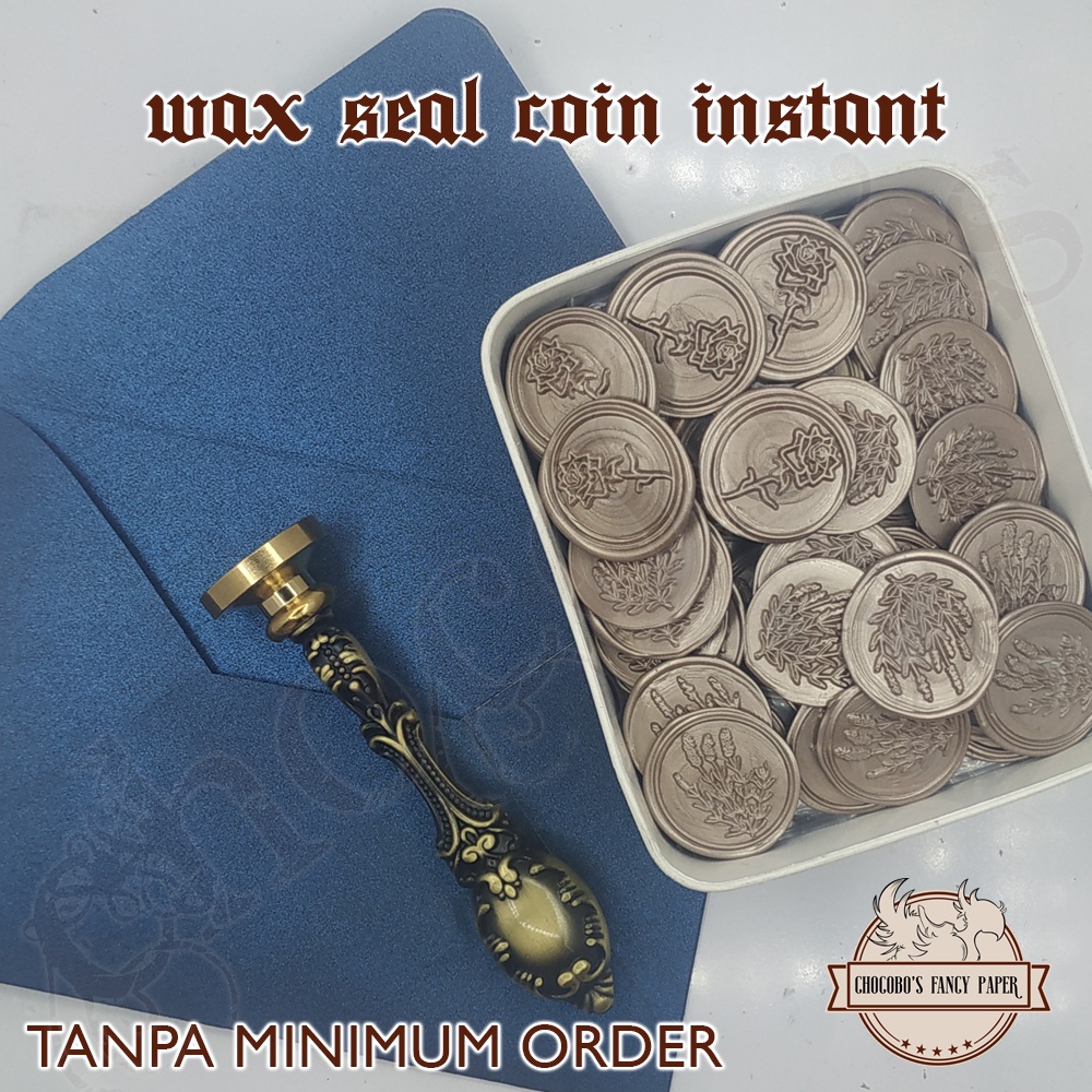 

WAX SEAL | STEMPEL LILIN | SEAL WAX COIN | STAMP LILIN INSTANT