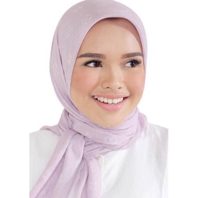 Buttonscarves Monogram Series Pink Preloved