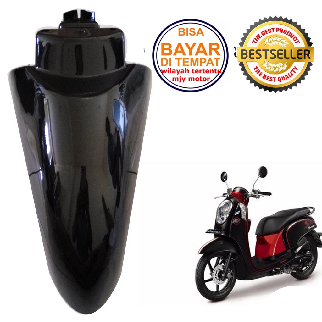 Spakbor Depan Scoopy FI 2013 - 2015 Hitam