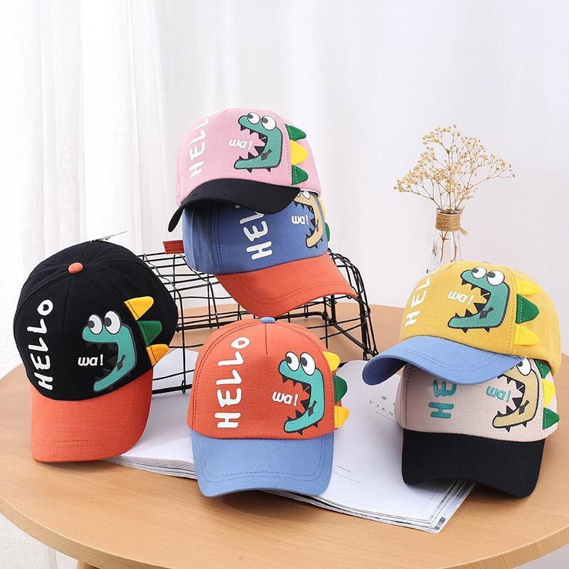 Topi Baseball Anak Laki-laki / Perempuan Model Dinosaurus Import HT016