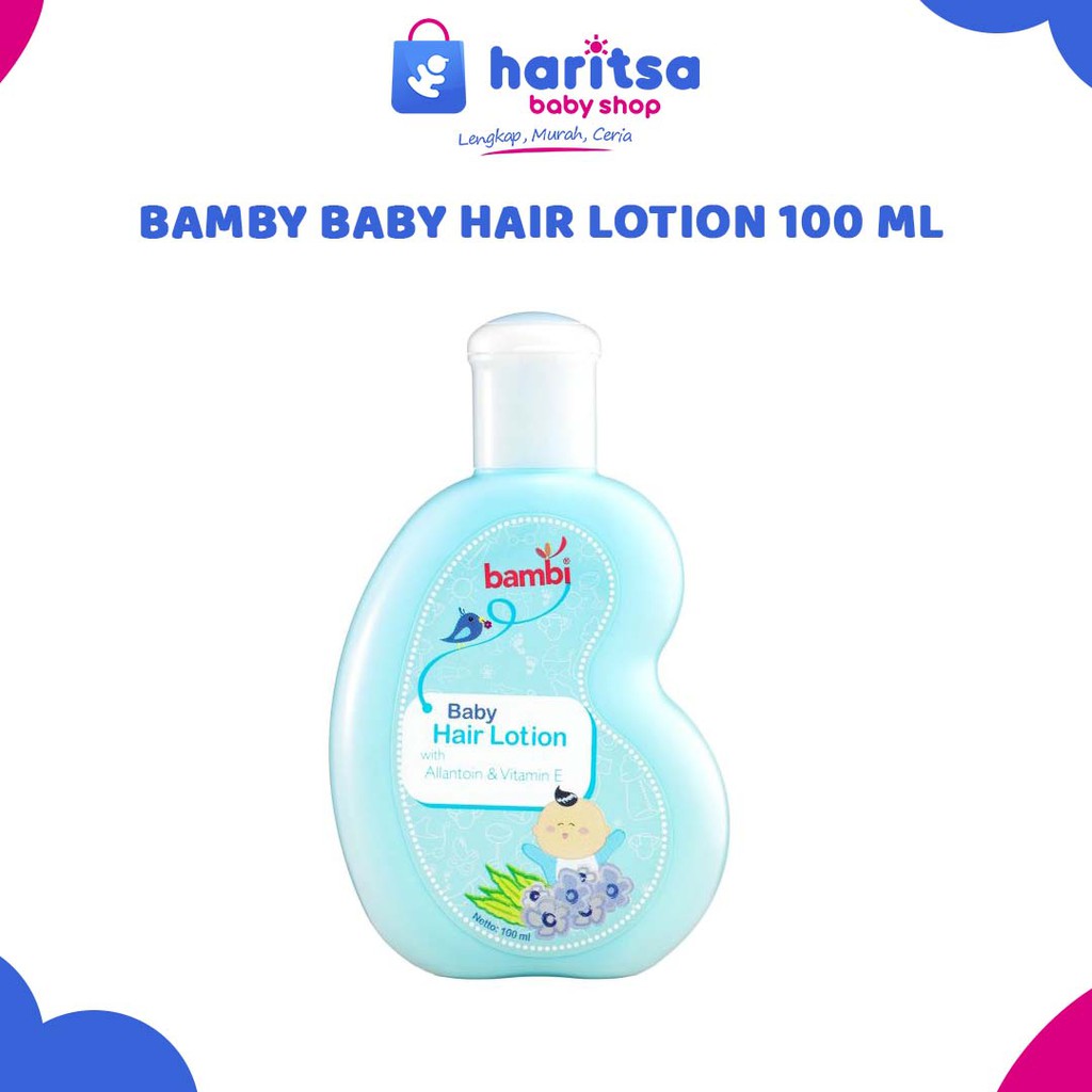 Jual Bambi Baby Hair Lotion Rambut Bayi 100 ML | Shopee Indonesia