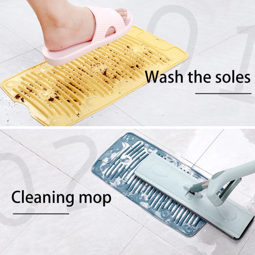 MARKETBIX Papan Cuci Baju Multifungsi Anti Slip Bisa Dilipat Papan Baju Silikon Alat Penggilasan Pakaian