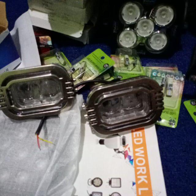 LAMPU SOROT MOTOR OFFROAD LED MT25 HI LOW - LAMPU TEMBAK