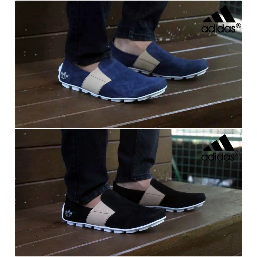 BIG PROMO !! Sepatu Slop Pria Adidas ASENSIO Sepatu Pria Slip On Casual Formal Kerja Santai