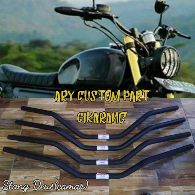Stang custom japstyle camar tebal stang deus w175 scrambler bratstyle vixion byson cb150 scorpio dll