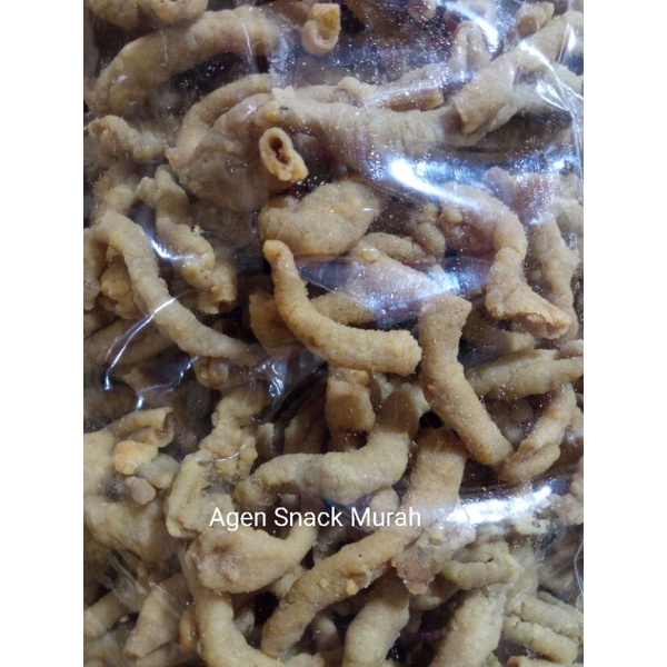 

KRIPIK USUS AYAM TEPUNG SPECIAL 130GR/ AGEN SNACK MURAH