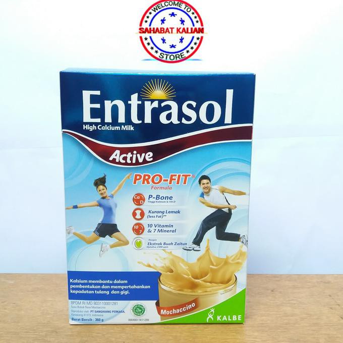 

[[BISA COD]] ENTRASOL ACTIVE MOCHACINO 360gr PER 1 BOX PROMO Kode 1347