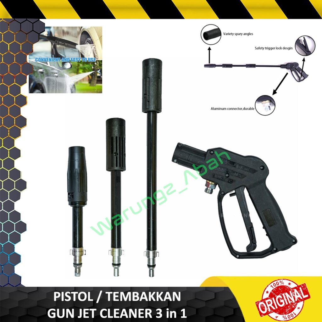 ALAT STIK GAGANG TEMBAKAN PISTOL SEMPROTAN TEKANAN TINGGI HIGH PRESSURE WATER FOAMLANCE GUN SPRAYER 