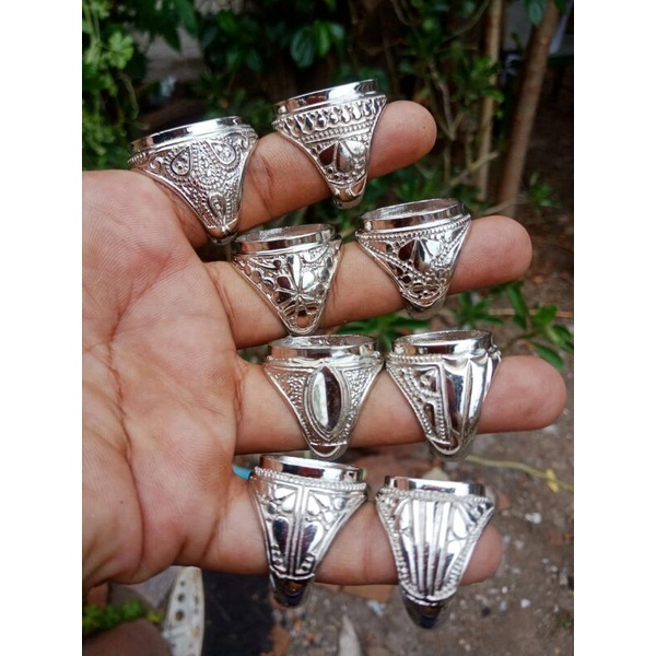 Ring Cincin Emban Alpaka Super Tanem  (harga kodian )