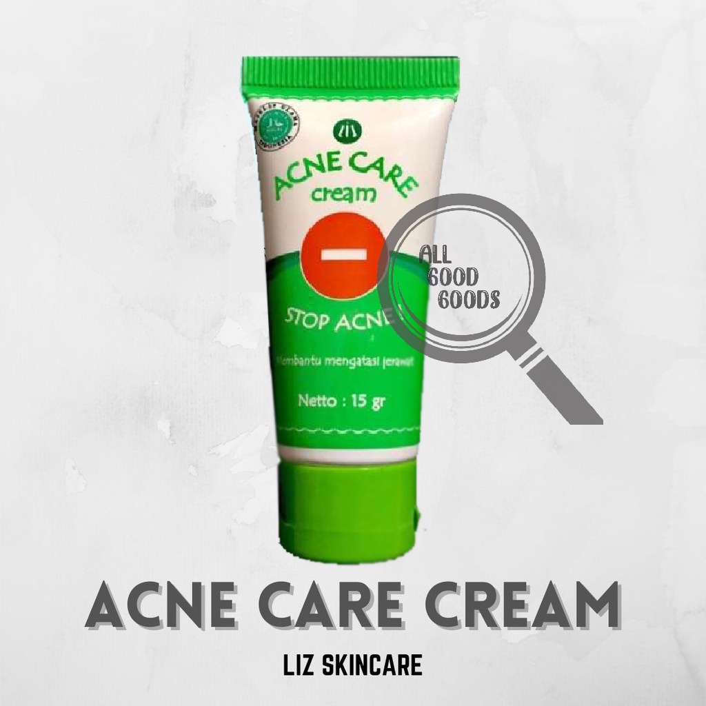 LIZ SKIN CARE Acne Care Cream 15gr - Dr Lis Skincare Krim Penghilang Jerawat / Bruntusan dr. Listiani ORIGINAL