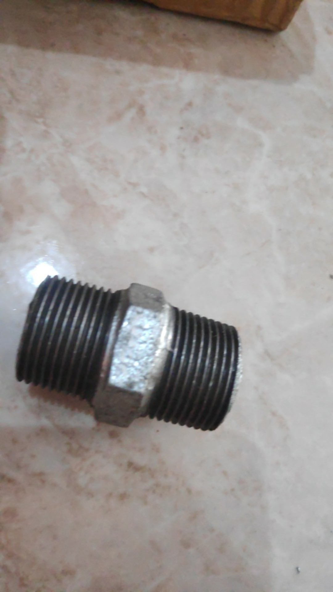 Double Nepple/ Dobel Nepel/ Double Nepel Galvanis Besi Drat 3/4