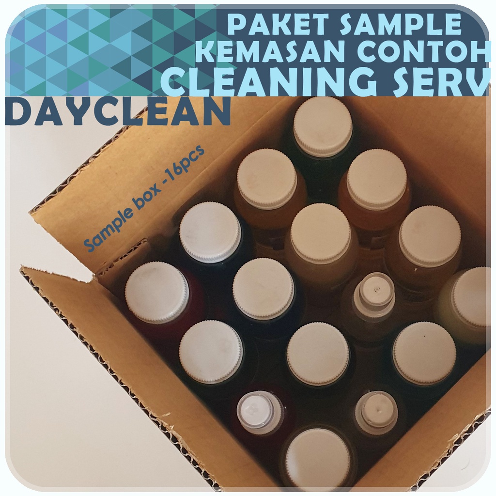 PAKET Contoh 16pcs - DAYCLEAN Produk Kebutuhan CLEANING SERVICE