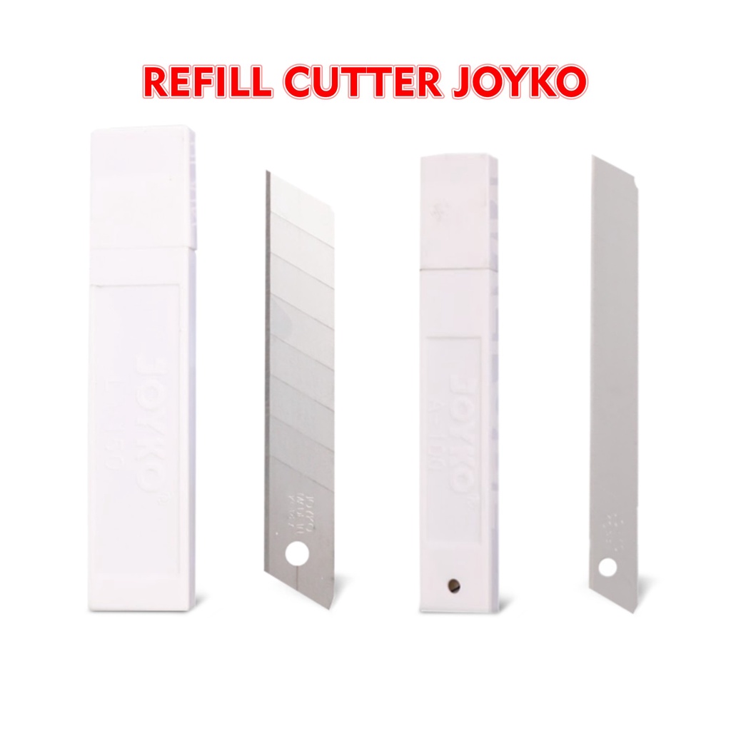 

Isi Ulang Cutter Refill Joyko Isi 5 Mata Pisau Ukuran Besar dan Kecil