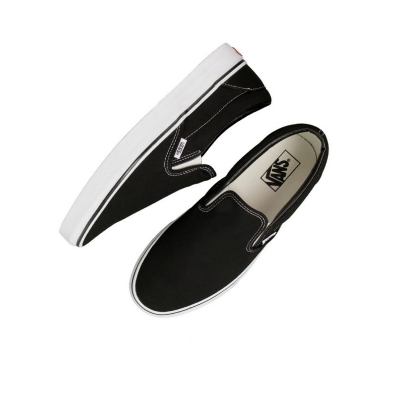 Vans Slip On Black White Classic Original