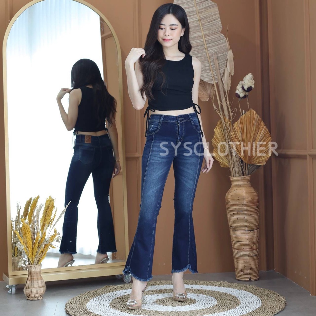 CELANA JEANS WANITA CUTBRAY KELLY LIGHT &amp; DARK