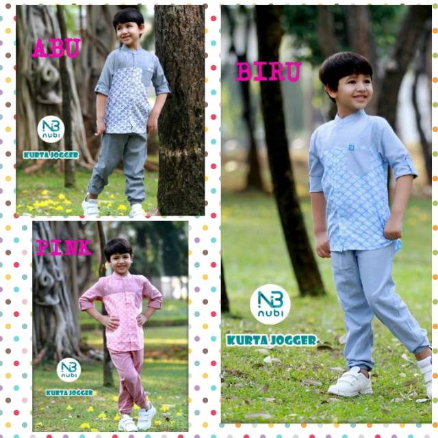 Koko anak kurta joger NuBi size junior